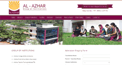 Desktop Screenshot of alazharthodupuzha.org