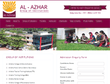 Tablet Screenshot of alazharthodupuzha.org